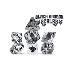 Inclusion Dice - Black Dragon Scales